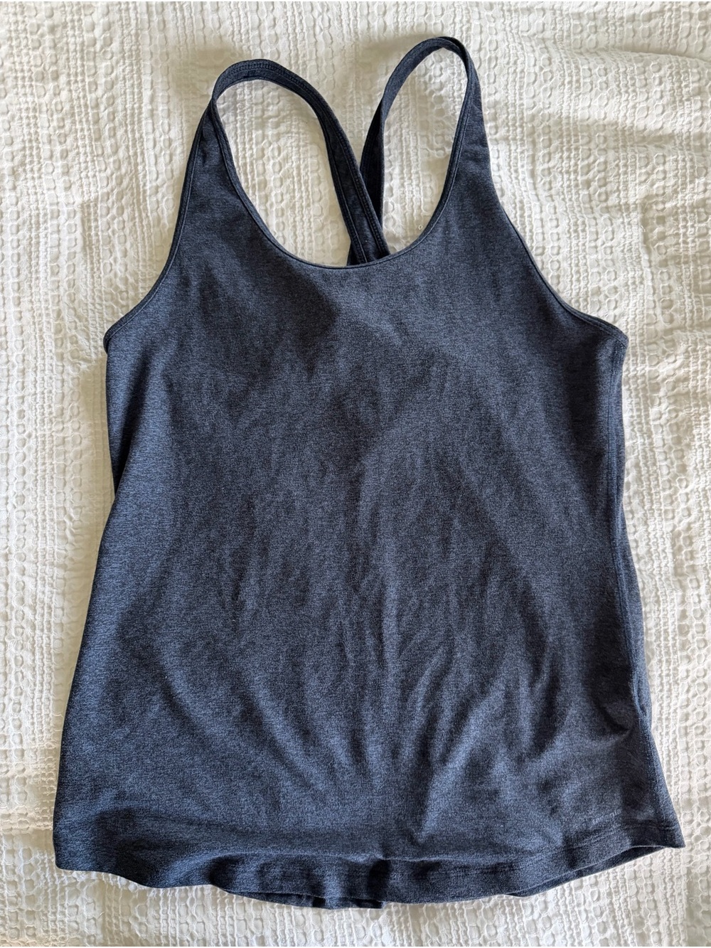 Patagonia Dark Charcoal Racerback Tank Top Medium